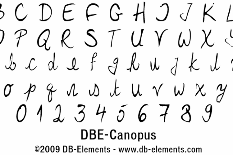 DBE-Canopus Font