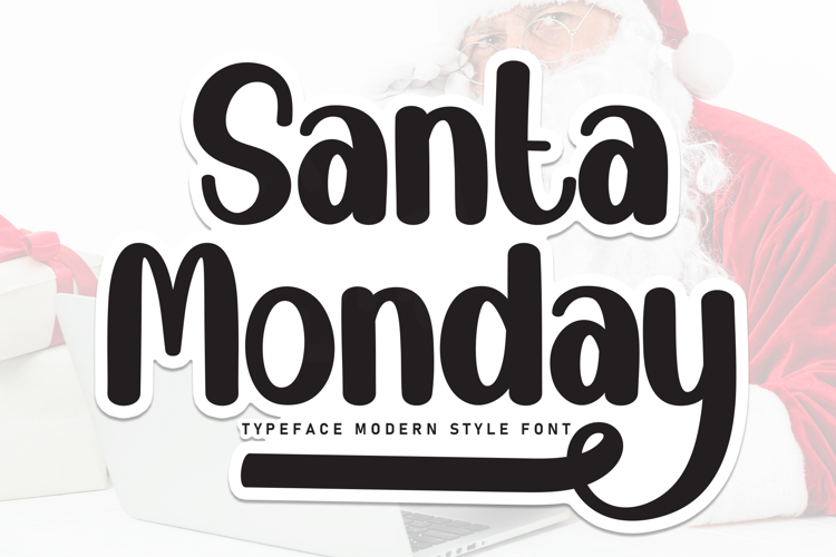 Preview of Santa Monday Font