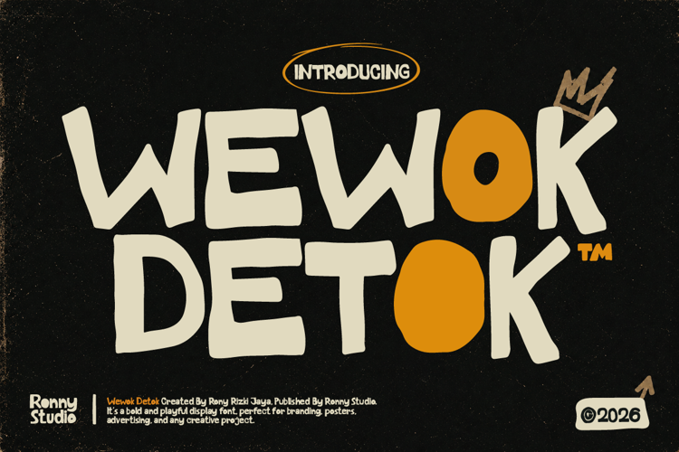 Preview of Wewok Detok Font