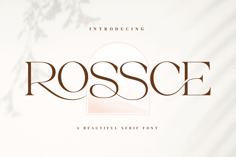 Preview of ROSSCE Font