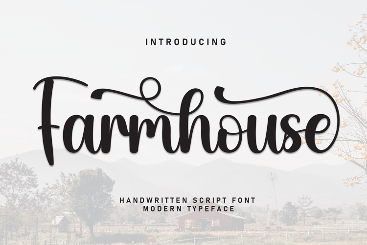 Preview of Farmhouse Font