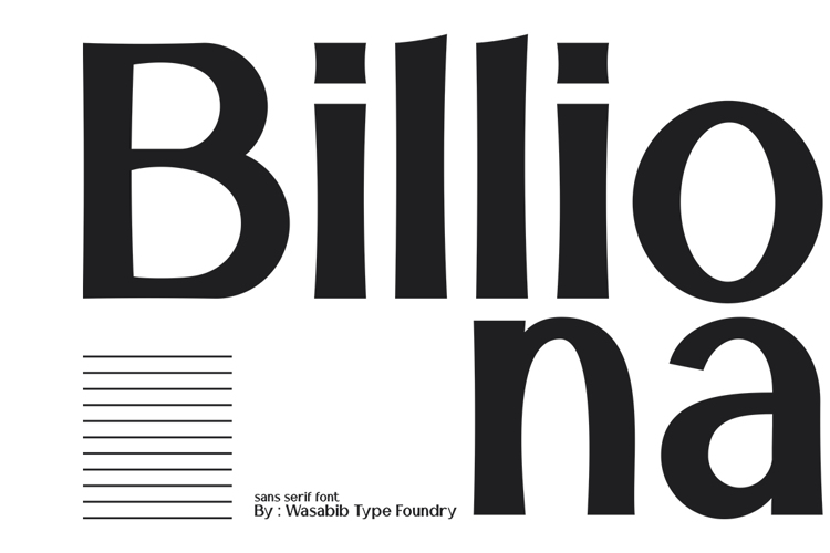 Billiona Font