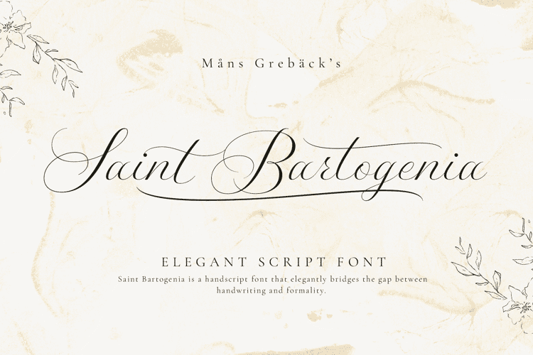 Saint Bartogenia Font