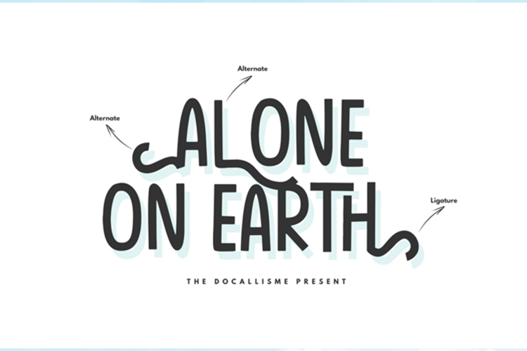 Alone On Earth Font