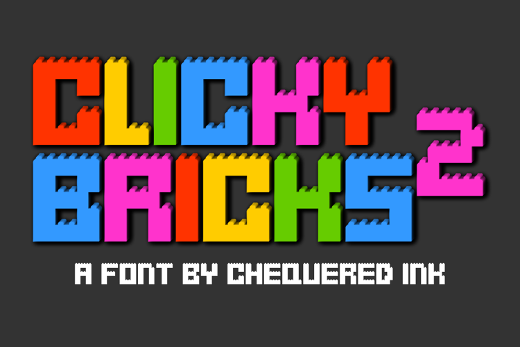 Clicky Bricks 2 Font