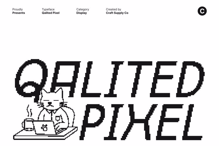 Preview of Qalited Pixel Font