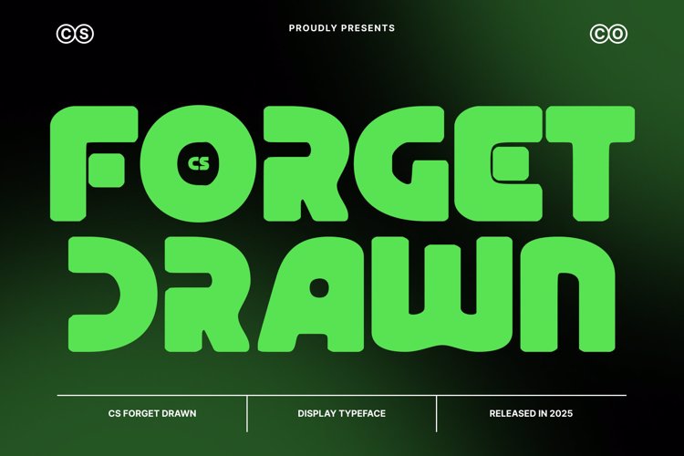 Preview of CS Forget Drawn Font