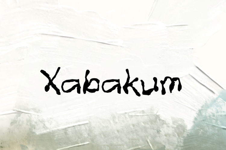 Preview of x  Xabakum Font