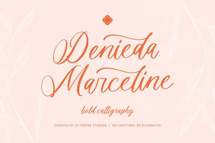 Preview of Denieda Marceline VERSION Font