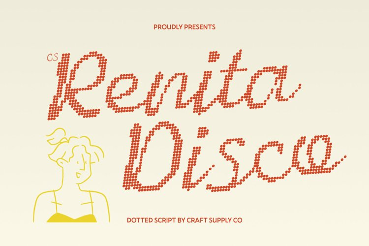 Preview of CS Renita Disco Font