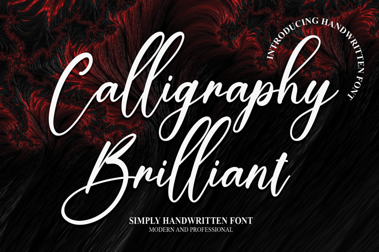 Calligraphy Brillian Font