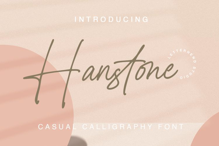 Hanstone Font