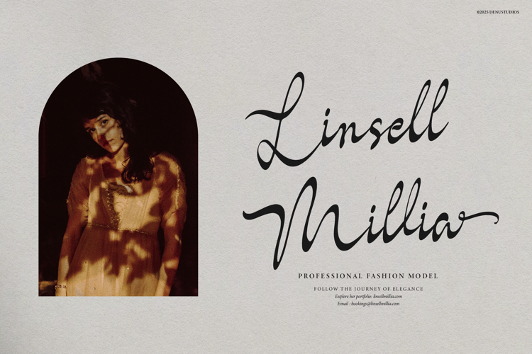 Preview of Feriska Monathy Font