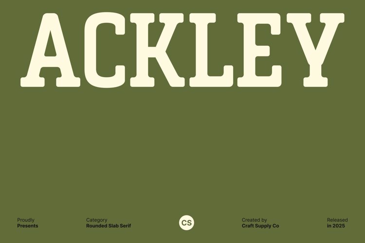 Preview of CS Ackley Font