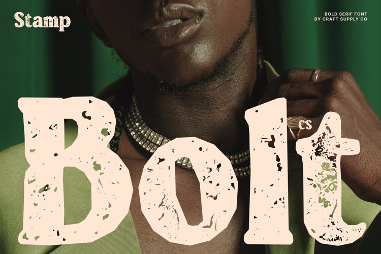 Preview of CS Bolt Stamp Font