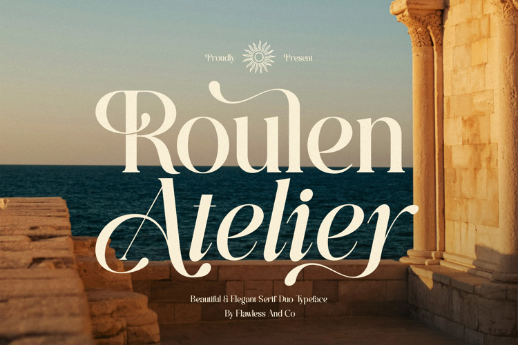 Preview of ROULEN ATELIER Font