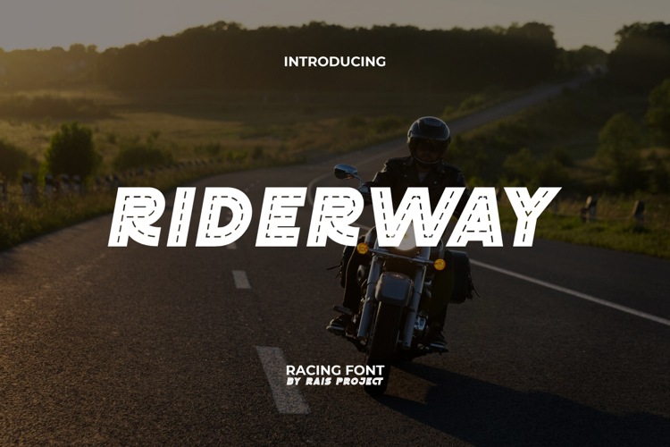 Preview of Riderway Font