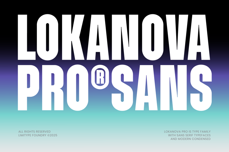 Preview of Lokanova Pro - Sans Serif Font