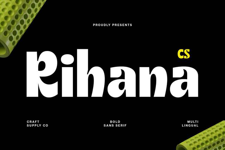 Preview of CS Rihana Font