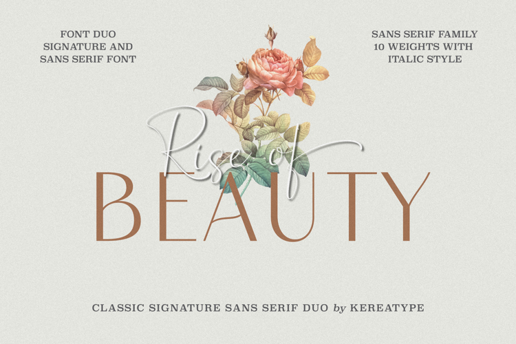 Rise of Beauty Font