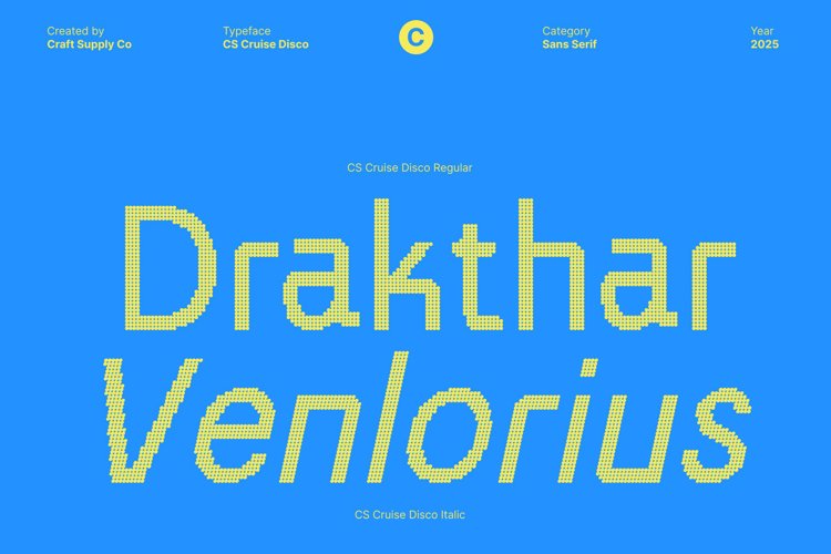 Preview of CS Cruise Disco Font