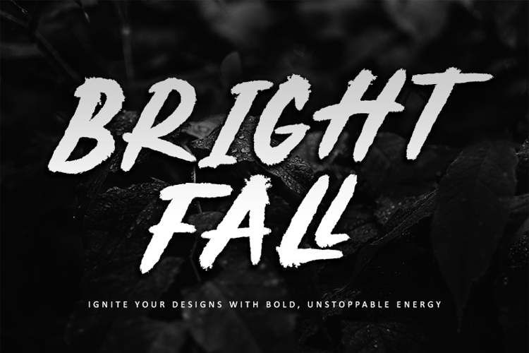 Preview of Brightfall Font
