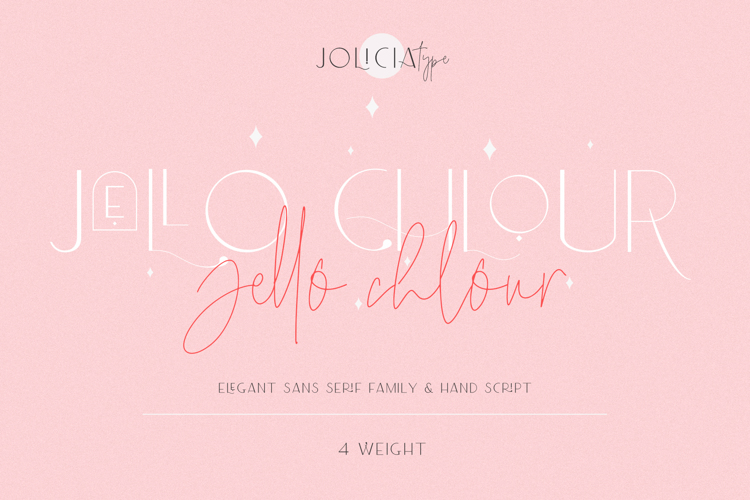 Jello Chlour Script Font