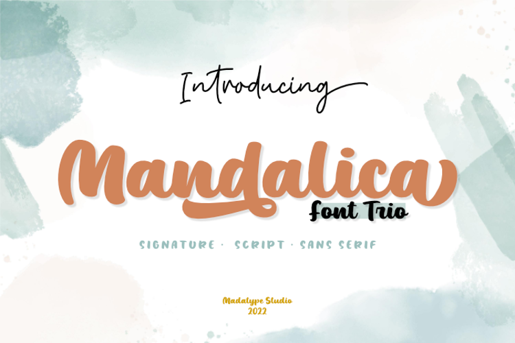 Preview of Mandalica Sans Font