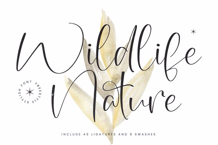 Wildlife Nature VERSION Font