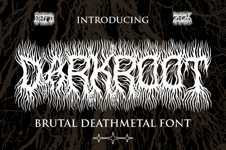 Preview of Dark Root Font