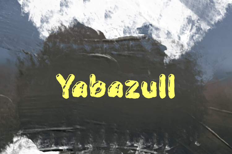 Preview of y  Yabazull Font