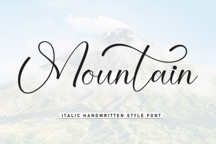 Preview of Mountain Font