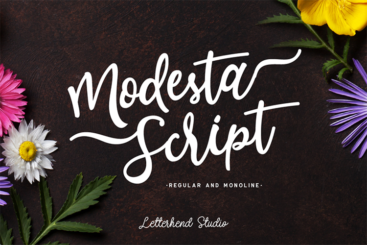 Modesta Script Font