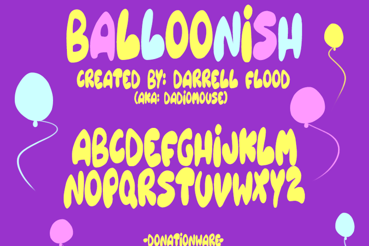 Balloonish Font