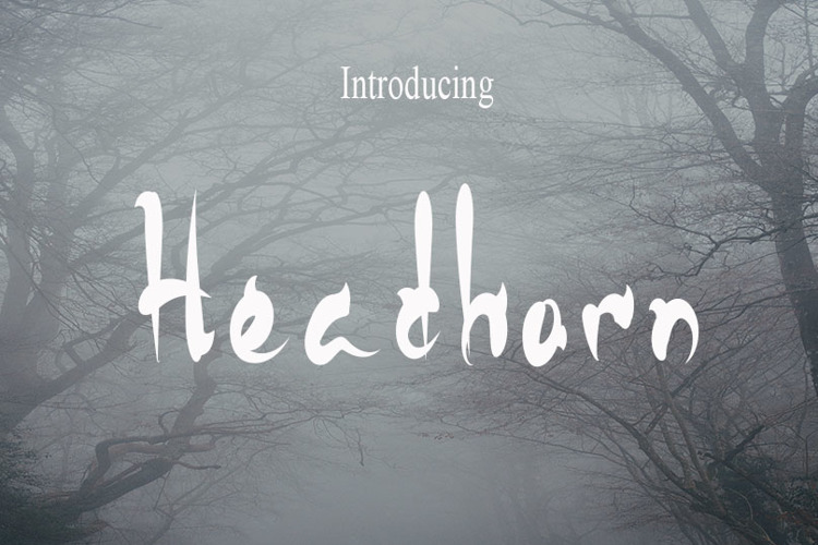 HeadHorn Font