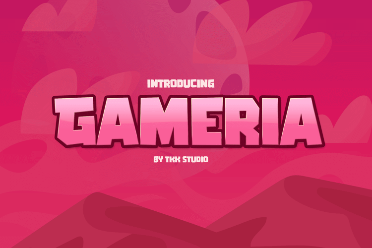 Preview of GAMERIA Font