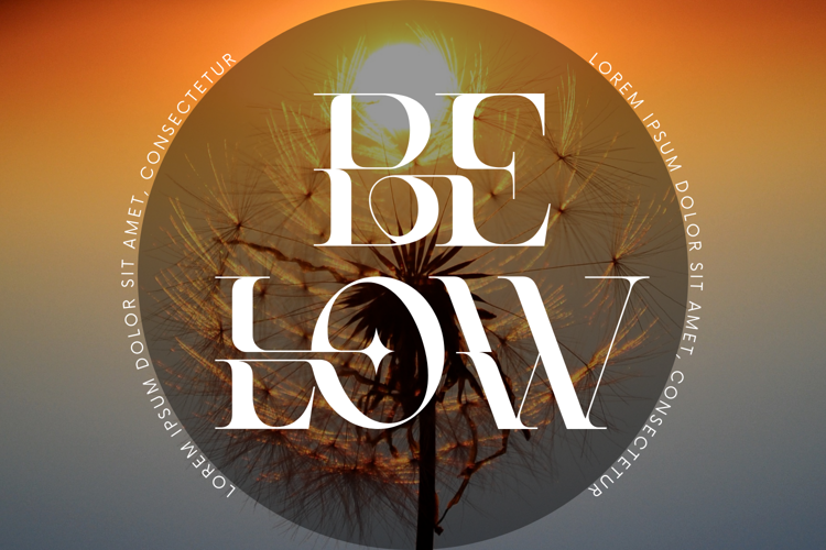 Preview of Across Sensory Font