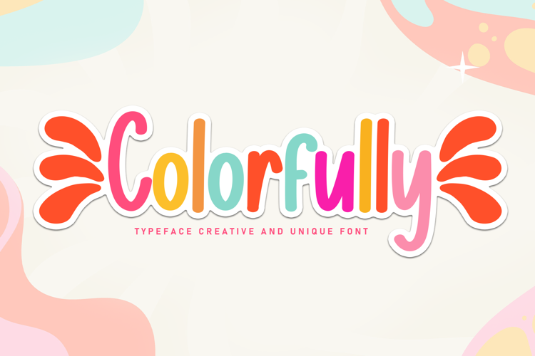Preview of Colorfully Font