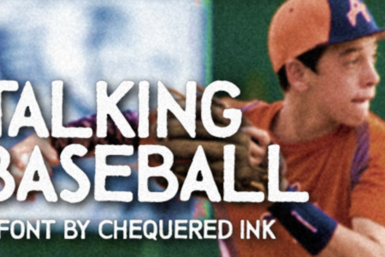 Talking Baseball Font