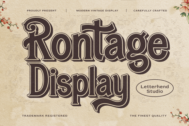 Rontage Font