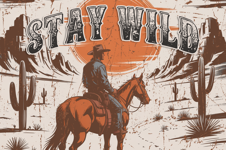 Preview of WILDWEST HUNT Font
