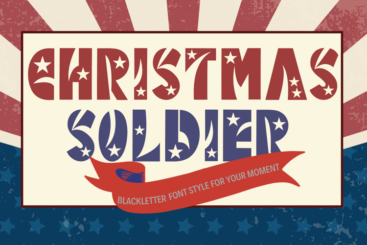 Preview of Christmas Soldier Font