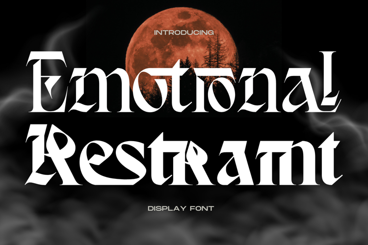 Emotional Restraint Font