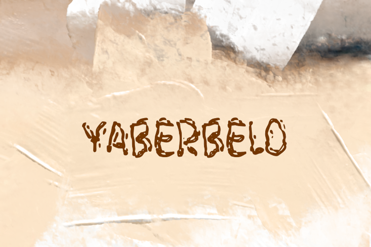 Preview of y  Yaberbelo Font