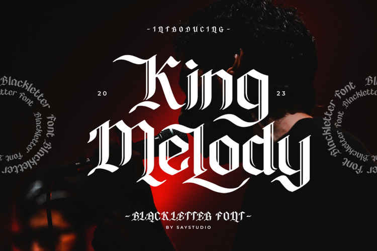 Preview of King Melody Font
