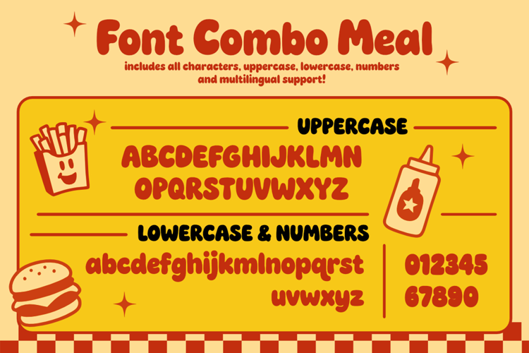 Preview of RT Chubby Dinner Font