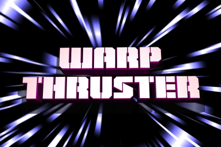 Warp Thruster Font