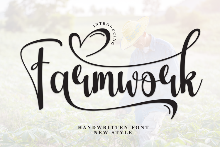 Preview of Farmwork Font
