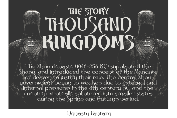Dynasty Fantasy Black Font