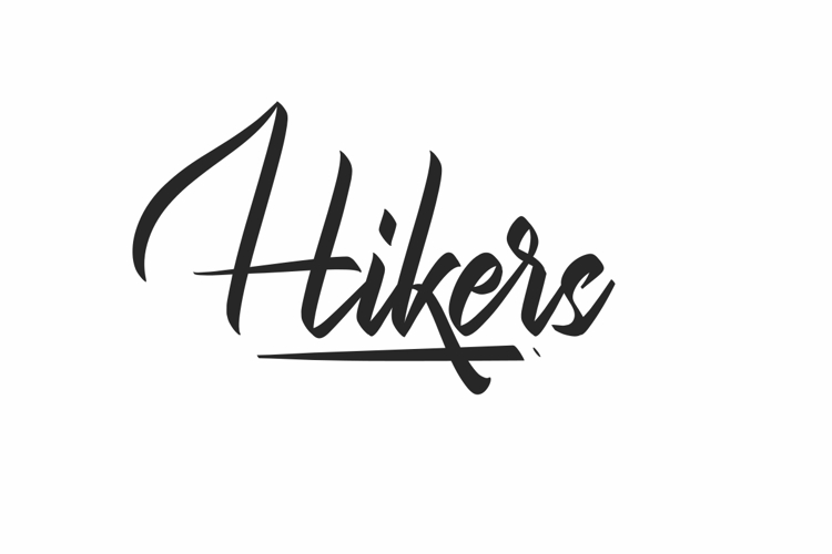 Hikers Font